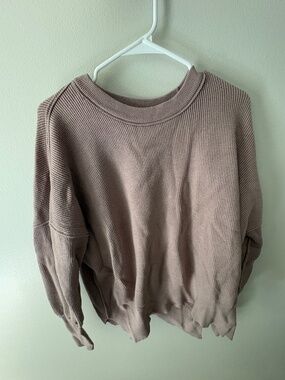 Anrabess Sweater size large - light brown/red color